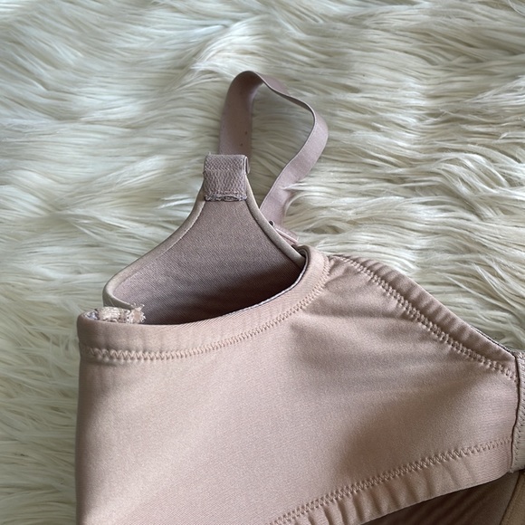 Vanity fair tan Lacey underwire adjustable straps bra sz 40 DDD lightly padded - Picture 10 of 17